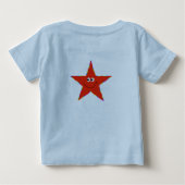 Rode Ster 1e Verjaardag Shirt (Achterkant)