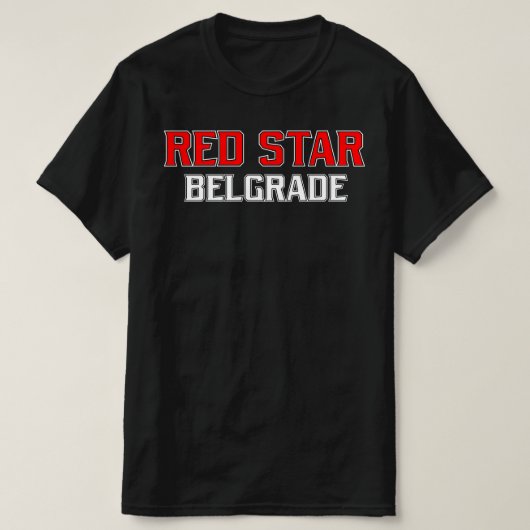 Rode Ster Belgrado Crveno Beli T-shirt (Design voorkant)