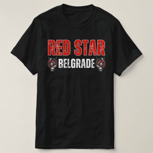 Rode Ster Belgrado Fan T-shirt (Design voorkant)