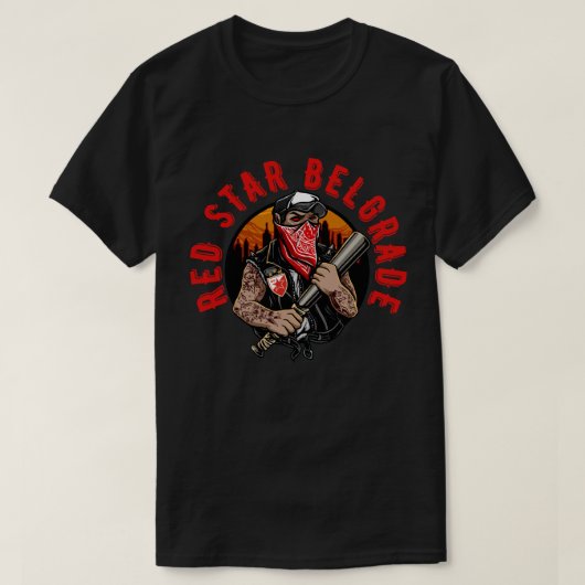 Rode Ster Belgrado T-shirt (Design voorkant)