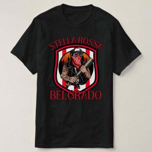 Rode Ster Belgrado T-shirt (Design voorkant)