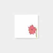 Rode Ster Bloem Blank Post-it® Notes (Voorkant)