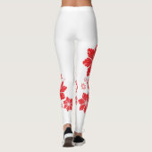 Rode Ster Bloem Leggings (Achterkant)