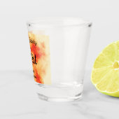 Rode Ster Cluster 21e Shot Glass Glas (Rechts)