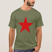 Rode ster communistisch China China links T-shirt (Voorkant)