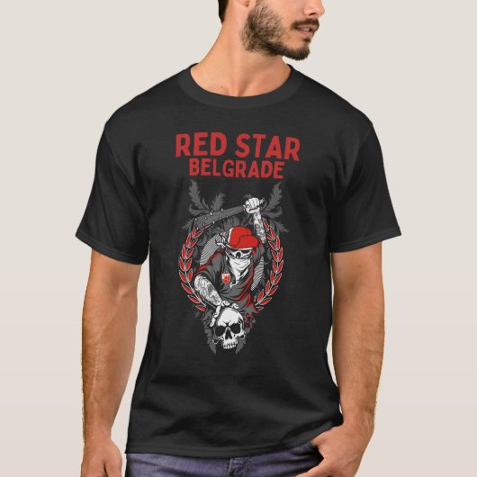Rode Ster Crvena Zvezda  T-shirt (Voorkant)