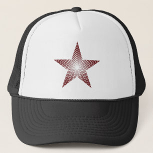 Rode Ster honkbal vrachtwagenhoed Trucker Pet