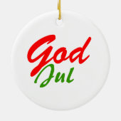 Rode ster keramisch ornament (Achterkant)