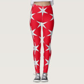 Rode Ster Leggings (Voorkant)