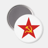 Rode ster magneet (Voorkant / Achterkant)