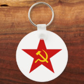 Rode ster sleutelhanger (Voorkant)