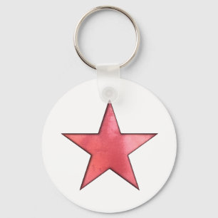 rode ster sleutelhanger