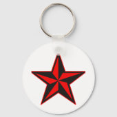 Rode ster sleutelhanger (Voorkant)