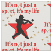 RODE STER SOFTBALL IS MIJN LEVENSONTWERP STOF (Close Up)