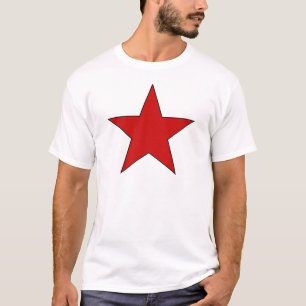 Rode ster t-shirt
