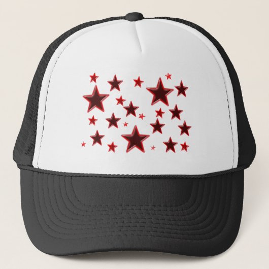 Rode ster trucker pet (Voorkant)