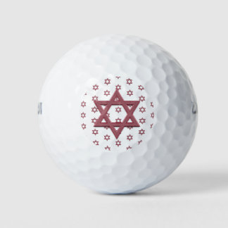 Rode Ster van David Naadloos Golfballen
