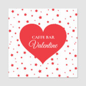 Rode sterren en hart naamplaatje (Voorkant)