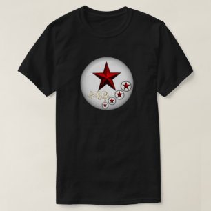 Rode Sterren Grafische T-Shirt - Hemellichamen &