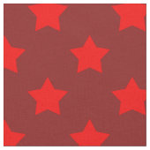 Rode sterren Maroon achtergrond textiel Stof (Close Up)