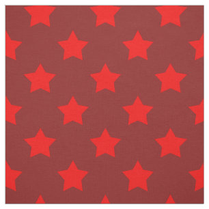 Rode sterren Maroon achtergrond textiel Stof