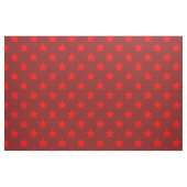 Rode sterren Maroon achtergrond textiel Stof (Fat Quarter)