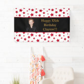 Rode sterren met Banner van de Banner van de Bonde (Insitu)