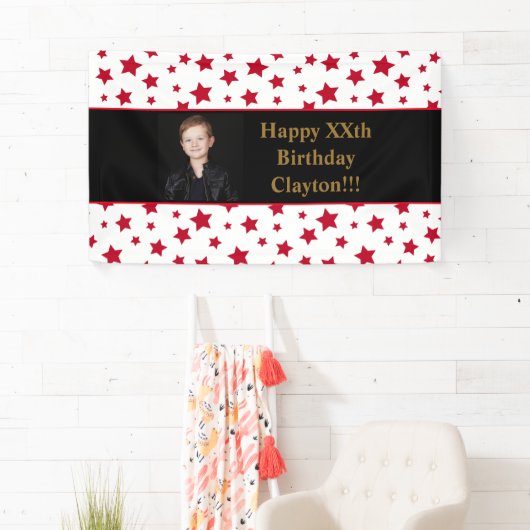 Rode sterren met Banner van de Banner van de Bonde (Insitu)