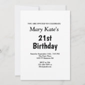 Rode sterren met berichtfoto van Birthday Party Kaart (Achterkant)