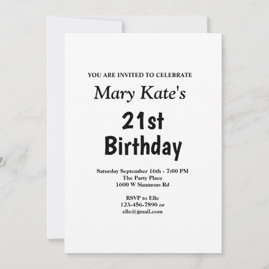 Rode sterren met berichtfoto van Birthday Party Kaart (Achterkant)