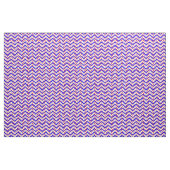 Rode sterren op blauwe witte zigzag stof (Yard (91,4 cm))