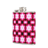 rode sterren op zwarte kolf heupfles (Links)