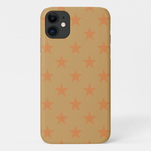 Rode sterren patroon Case-Mate iPhone case (Achterkant)