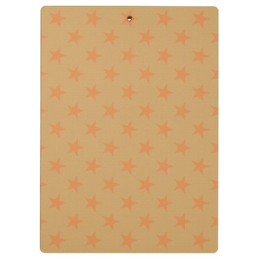 Rode sterren patroon klembord (Achterkant)