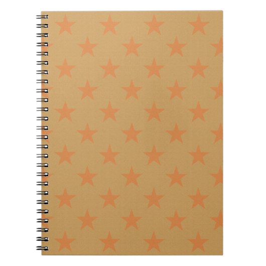 Rode sterren patroon notitieboek (Voorkant)