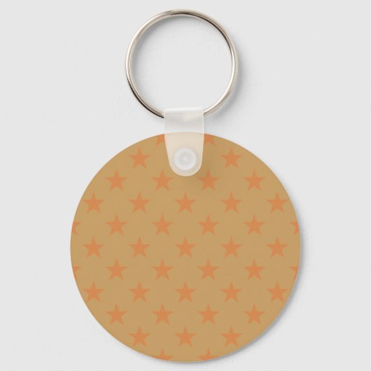 Rode sterren patroon sleutelhanger (Voorkant)