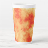 rode sterrenhoop latte mok (Voorkant)