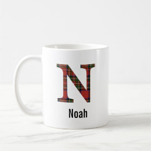 Rode Stewart Plaid Monogram N Mok