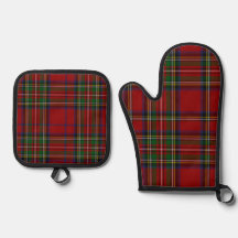 Rode Stewart Plaid Tartan voor Kerstmis
