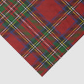 Rode Stewart Plaid Tartan voor Kerstmis Tissuepapier (Detail)