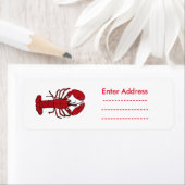 Rode Sticker labels Verlichtingsroute (Insitu)