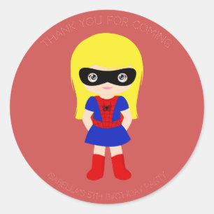 Rode Sticker van de Partij van de Verjaardag van