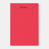 Rode sticky notes herinnering (Voorkant)