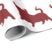 Rode stier cadeaupapier (Rol Hoek)