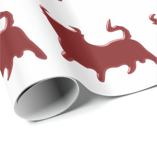 Rode stier cadeaupapier (Rol Hoek)