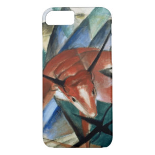 Rode stier (gouache op papier) Case-Mate iPhone case