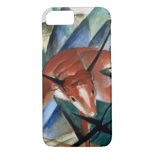 Rode stier (gouache op papier) Case-Mate iPhone case (Achterkant)
