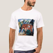 Rode stier (gouache op papier) t-shirt (Voorkant)