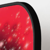 Rode stier op de Sterrennacht Pickleball Paddle (Links Detail)