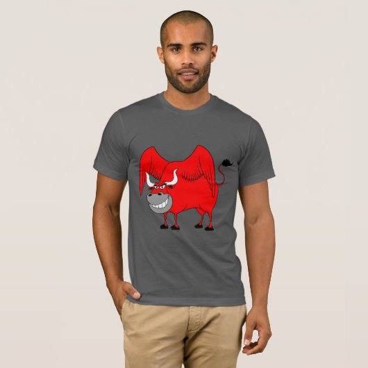 Rode stier t-shirt (Voorkant volledig)